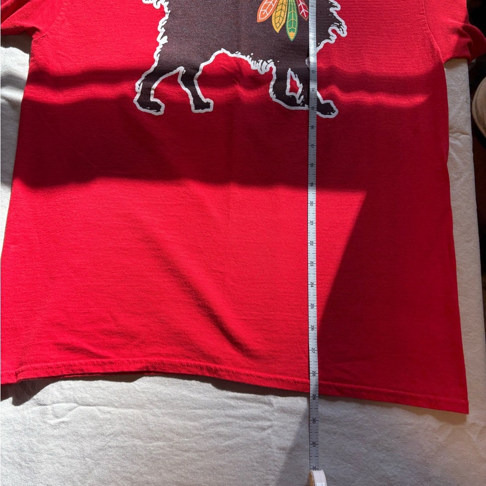 Red T-Shirt with Black Dog Silhouette - Picture 4 of 5